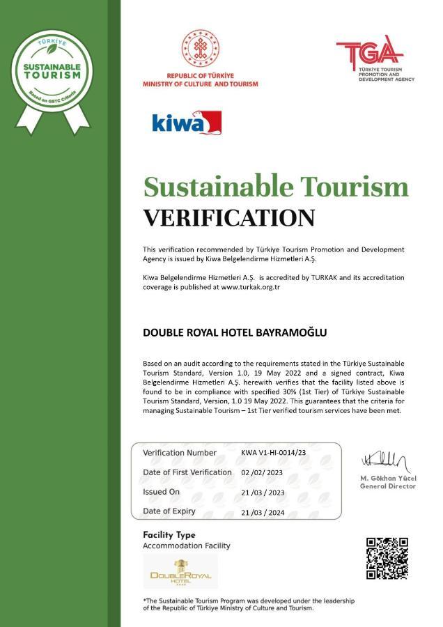 Double Royal Hotel Kocaeli Extérieur photo